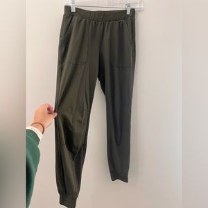 Olive Green Fabletics Joggers